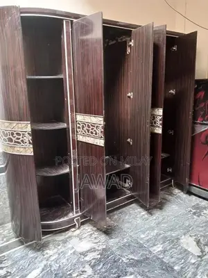 Photo - French Imported 4-Door Wooden Armoire Wardrobe