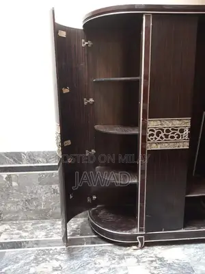 French Imported 4-Door Wooden Armoire Wardrobe