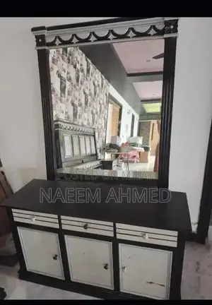 Double Bed Side Table with Mattress Spring