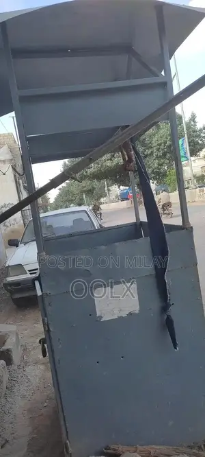 Durable Commercial Fries Stall with Cooking Equipment