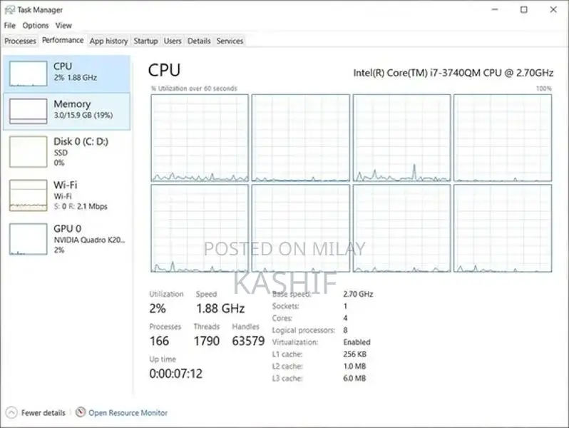 HP EliteBook 8570w Mobile Workstation Laptop