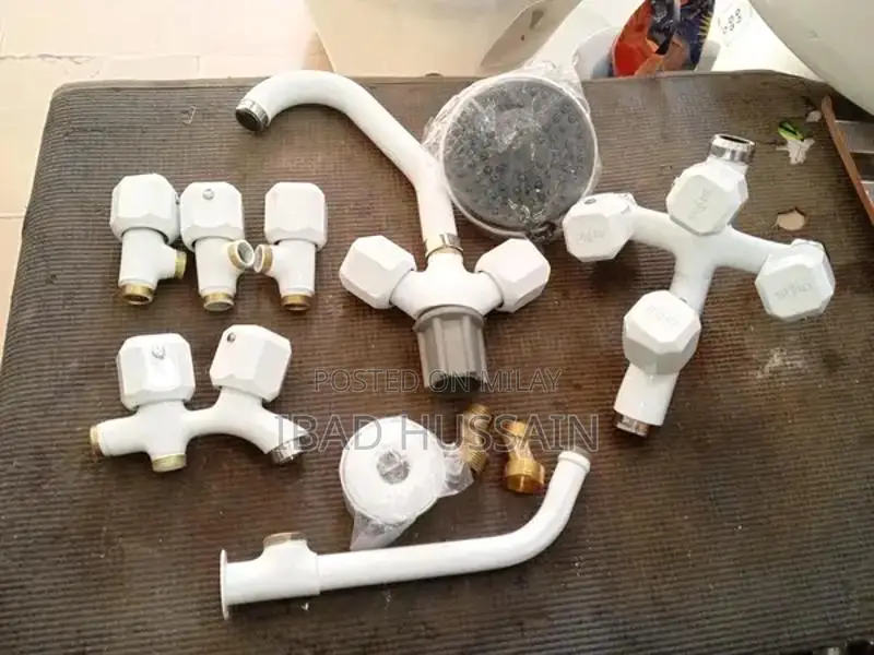 Brass Bathroom Faucet Set with 5-Year Warranty