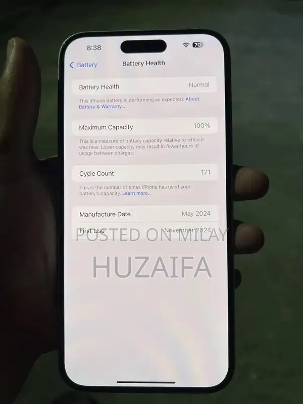 Ice Blue Smartphone 128GB High Health Full Kit