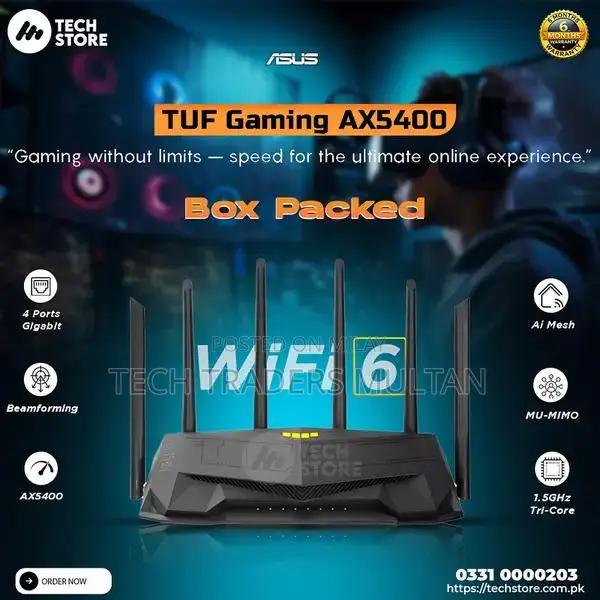 Asus TUF Gaming AX5400 WiFi 6 Dual-Band Router