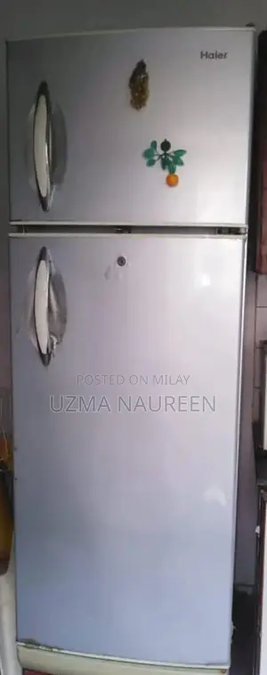 Photo - Haier Silver Full Size Refrigerator - Sleek and Spacious