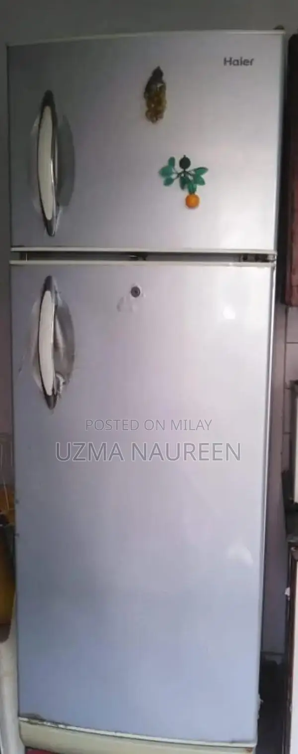 Haier Silver Full Size Refrigerator - Sleek and Spacious