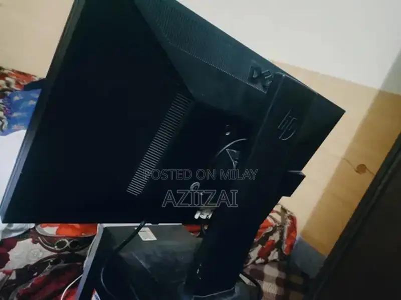 24-Inch Computer Monitor Full Setup with Keyboard and Mouse