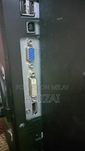 24-Inch Computer Monitor Full Setup with Keyboard and Mouse