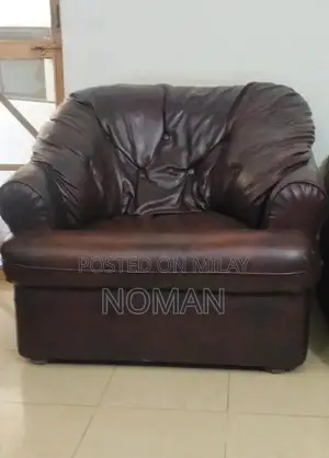 Photo - Seven Seater Leather Look Sofa