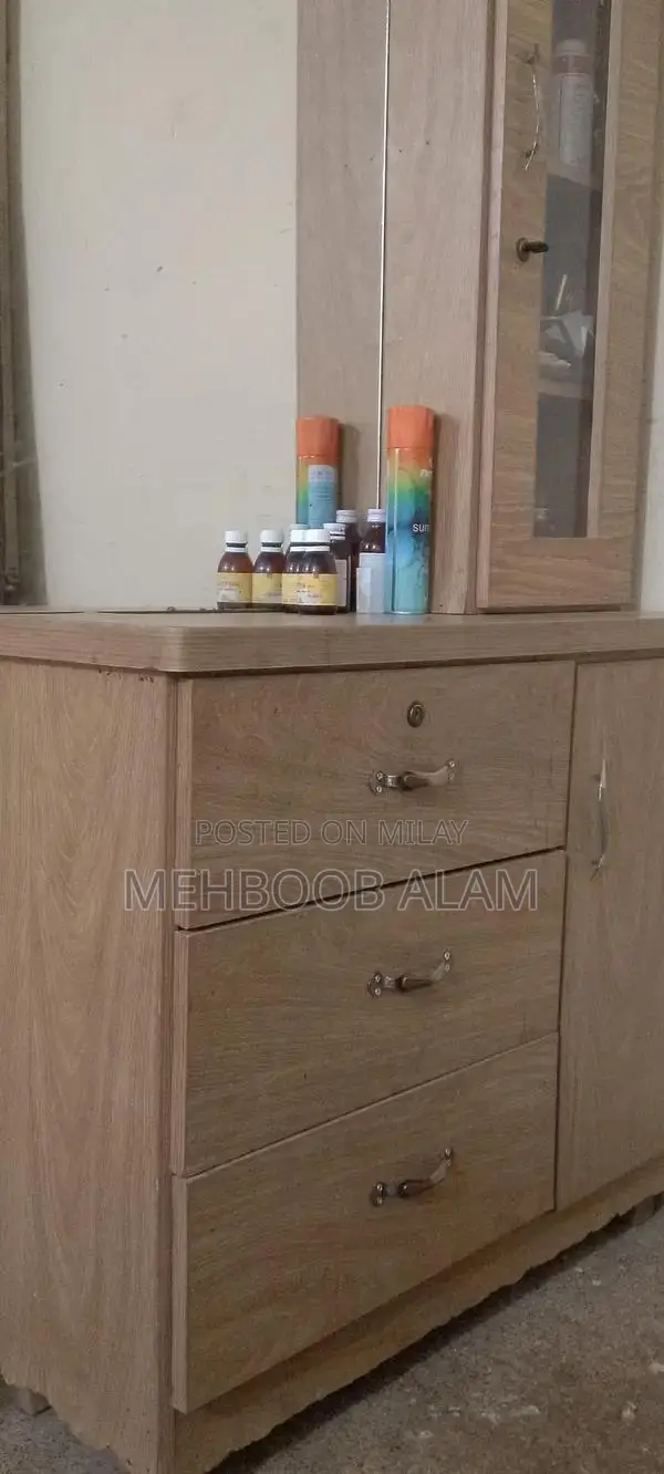 Double Bed Frame with Foam Mattress and Side Tables