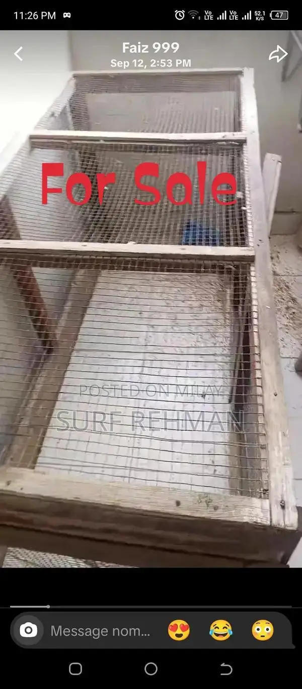 Sturdy Pet Cage in Good Condition
