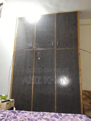 Photo - 3-Door Wooden Almari/Wardrobe - Gently Used Storage Furniture