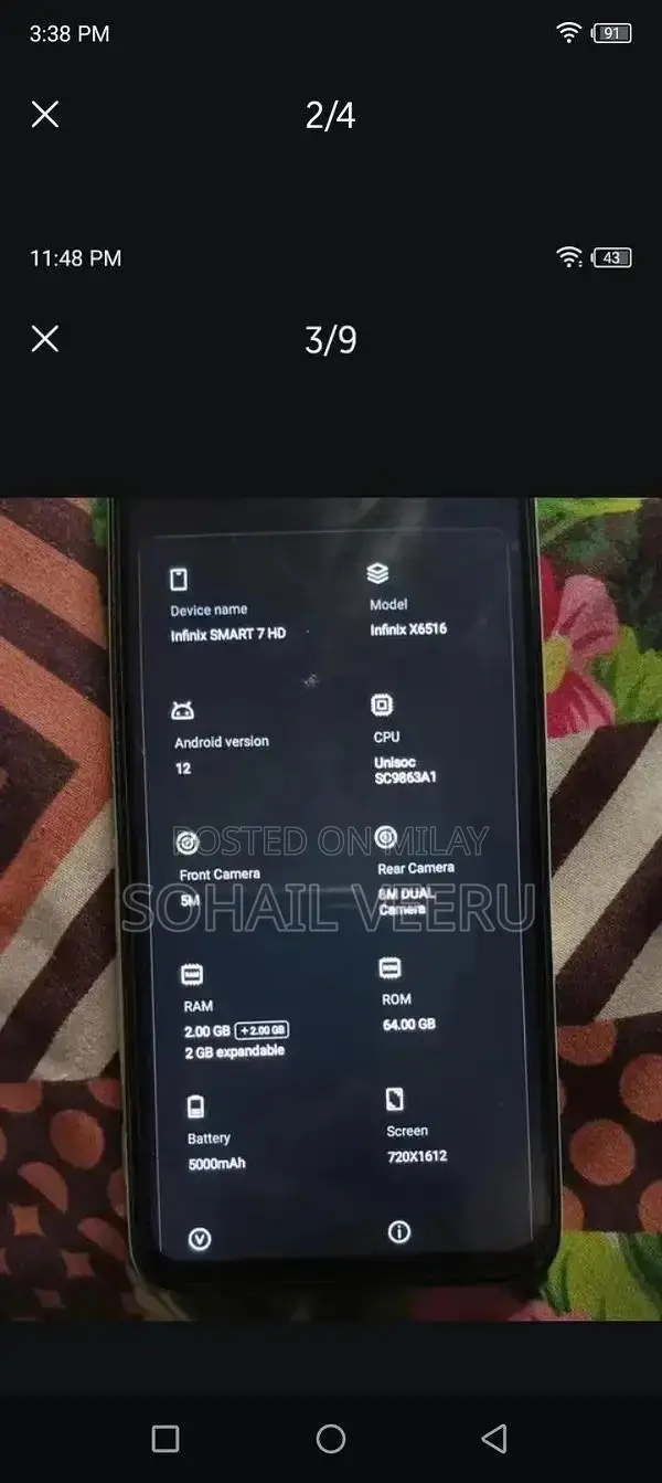 Smart 7 HD Smartphone Compact Mobile Device
