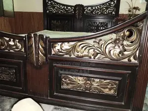 Spacious King Size Bed with Matching Side Tables