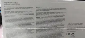 Google Nest Indoor Security Camera - Smart Home Monitoring