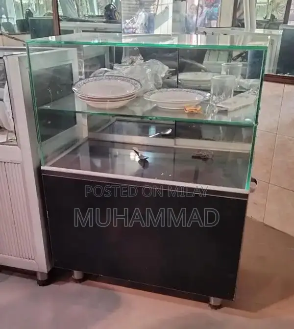 Multipurpose Counter Display with UV Sheet and Mirror - 37x28 cm