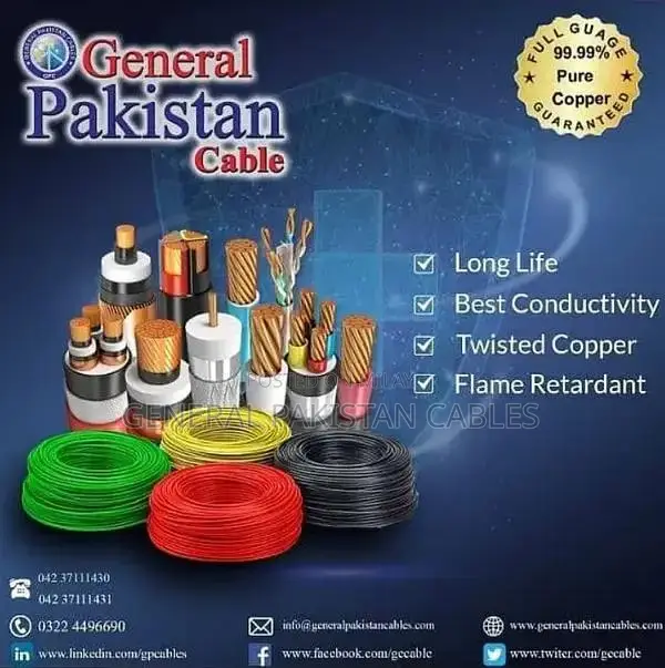 95mm Copper Power Cable - 4 Core Electrical Wire