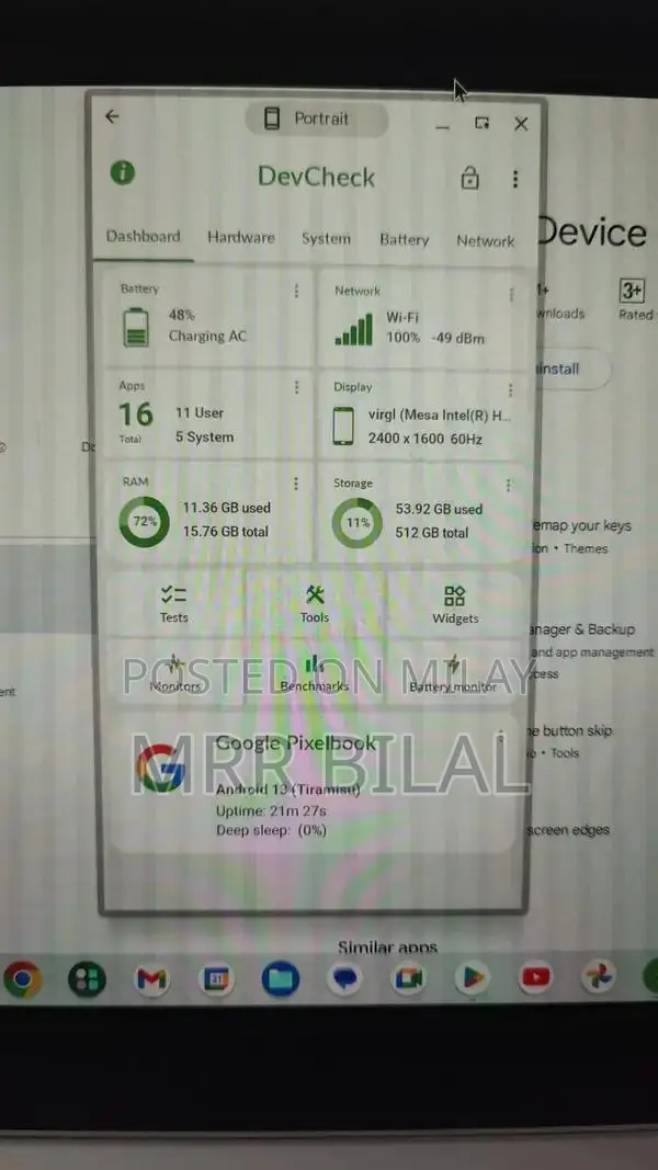 Google Pixel Chromebook - High Performance Laptop