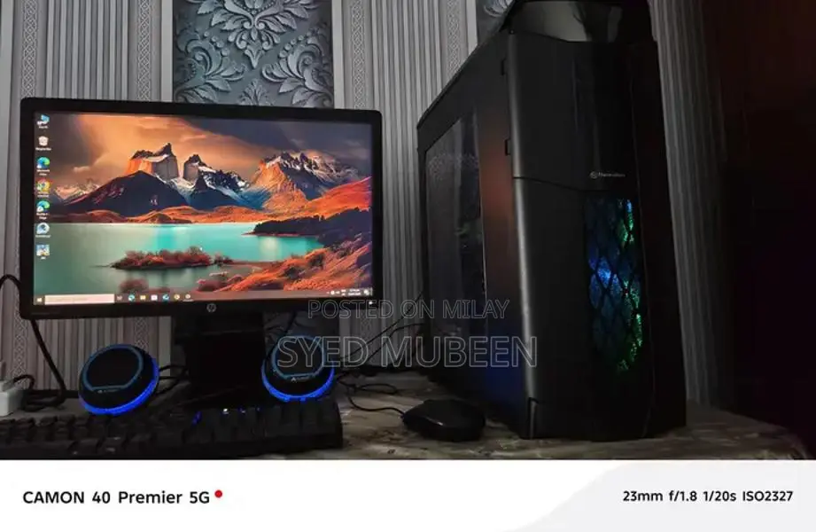 High-Performance Gaming Desktop PC with GTX 1660