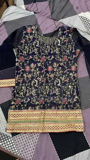 Grey Blue Lehanga Shirt Dupatta Traditional Ethnic Wear