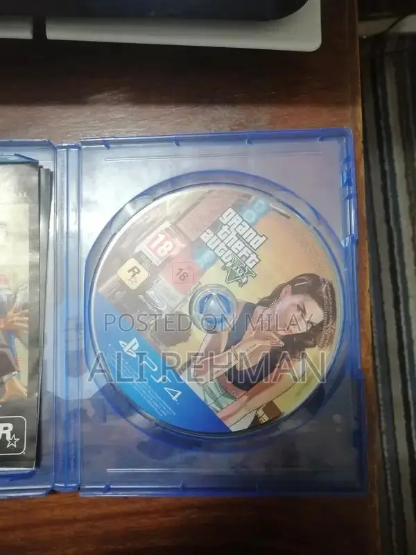 GTA V and Cricket 17 Video Games for PlayStation 4