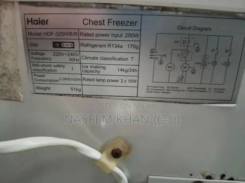 Haier Double Door Freezer D Series