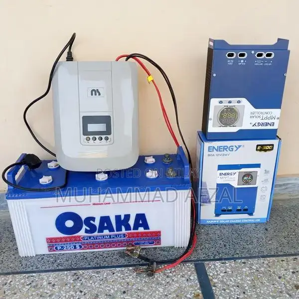 Solar UPS with MPPT Charge Controller and Battery