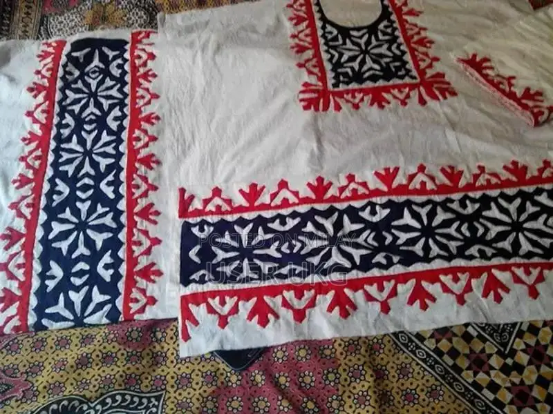 Custom Handmade Applique Work Dresses - Made-to-Order Elegant Clothing