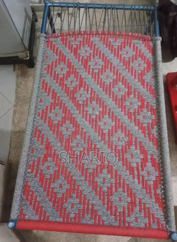 Traditional Handcrafted Steel Charpai - Classic Indian Bed Frame