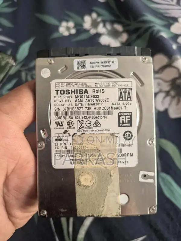 320GB Hard Disk Drive - Reliable Storage Solution