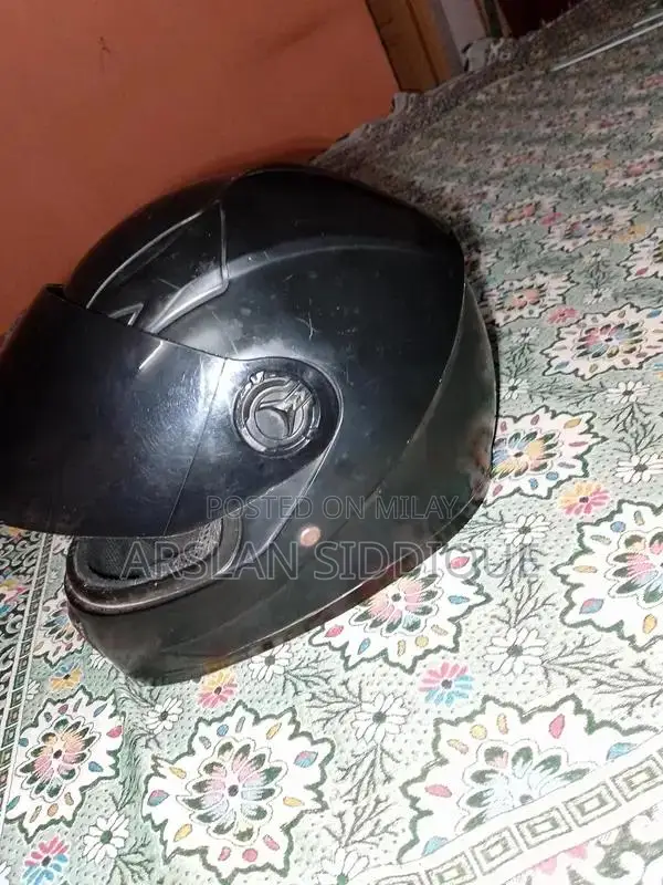 Compact Motorcycle Helmet - Lightly Used, Good Condition