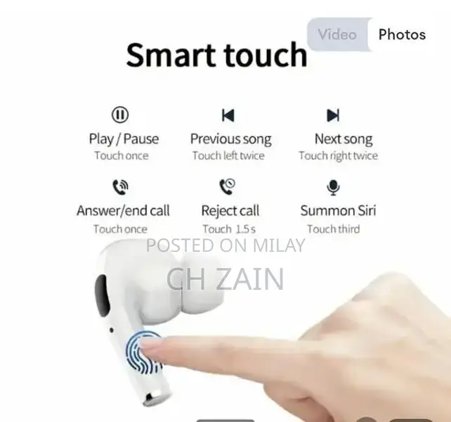 Premium Wireless Air Pro Earbuds with Deep Bass