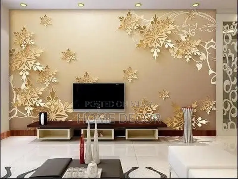Customizable 3D Wallpaper for Home Interior Design