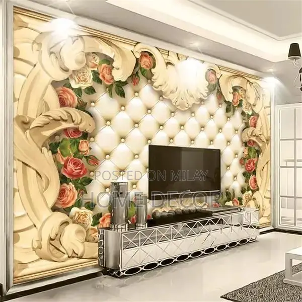 Customizable 3D Wallpaper for Home Interior Design