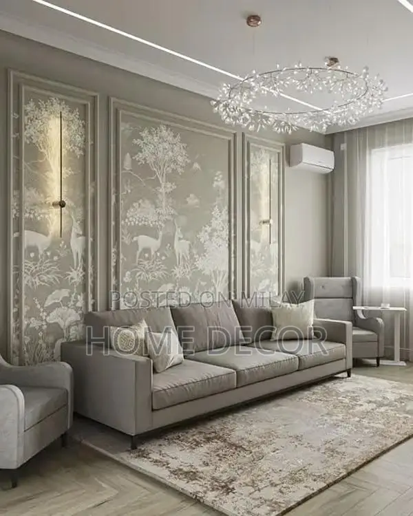 Customizable 3D Wallpaper for Home Interior Design