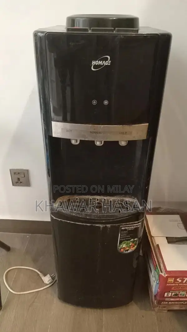 Homage Hot and Cold Water Dispenser with Refrigerator