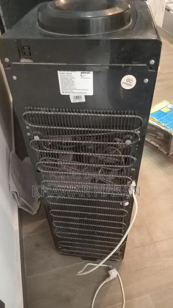 Homage Hot and Cold Water Dispenser with Refrigerator