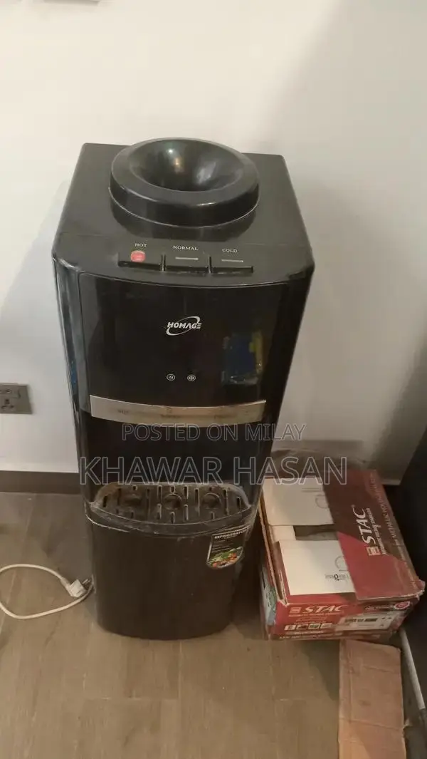 Homage Hot and Cold Water Dispenser with Refrigerator