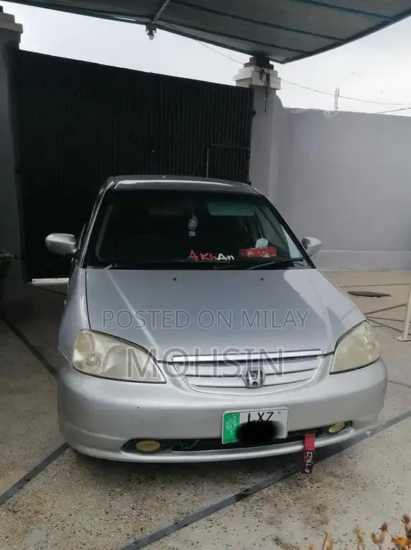 2001 Honda Civic Silver Sedan - Manual Transmission Petrol/CNG