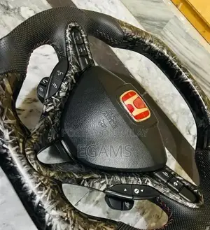 Honda Car Steering Wheel D-Shape Multimedia Design