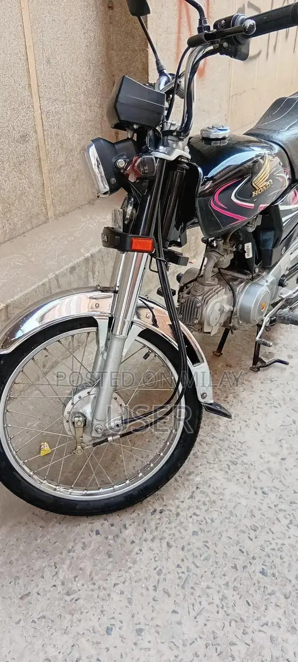 Honda CD 70cc Motorcycle 2024 - Pristine Condition