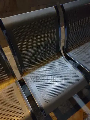 Photo - Heavy-Duty Steel Hospital Medical Bench Seating