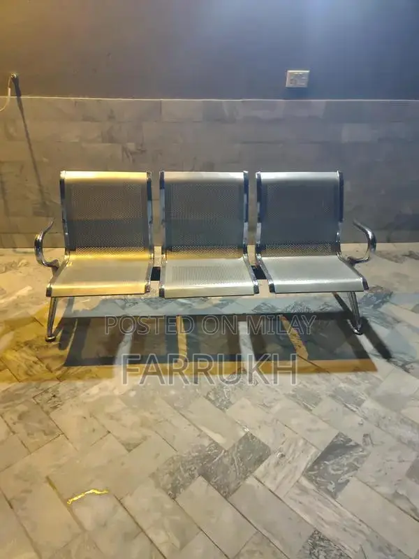 Heavy-Duty Steel Hospital Medical Bench Seating