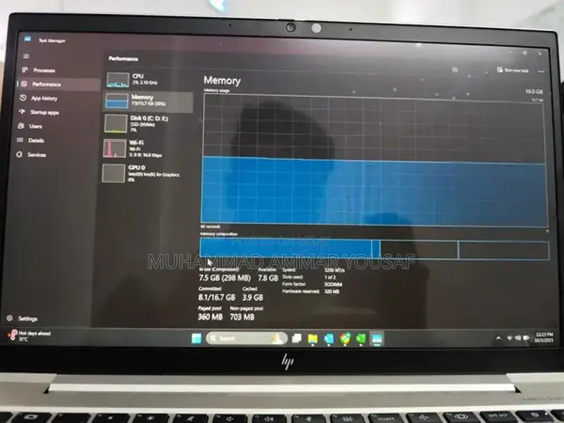 HP EliteBook 840 G8 Business Laptop - 11th Gen i5, 16GB RAM