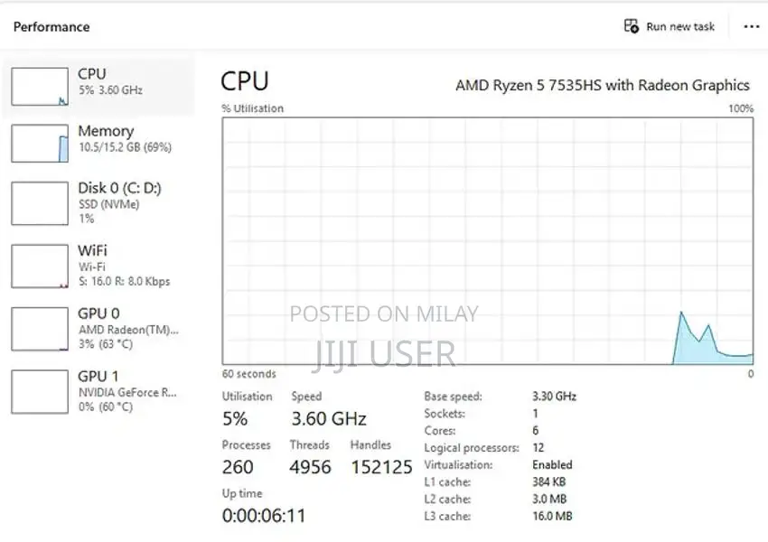 HP Victus 15 Gaming Laptop - AMD Ryzen 5, RTX 2050, 16GB RAM
