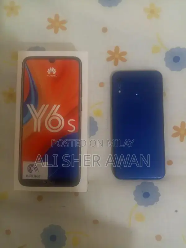 Huawei Y6s Smartphone - 3/64GB Orchid Blue Edition