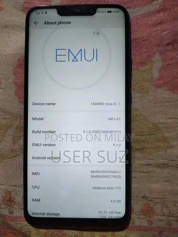 Huawei Nova 3i Smartphone - 4GB RAM, 128GB Storage