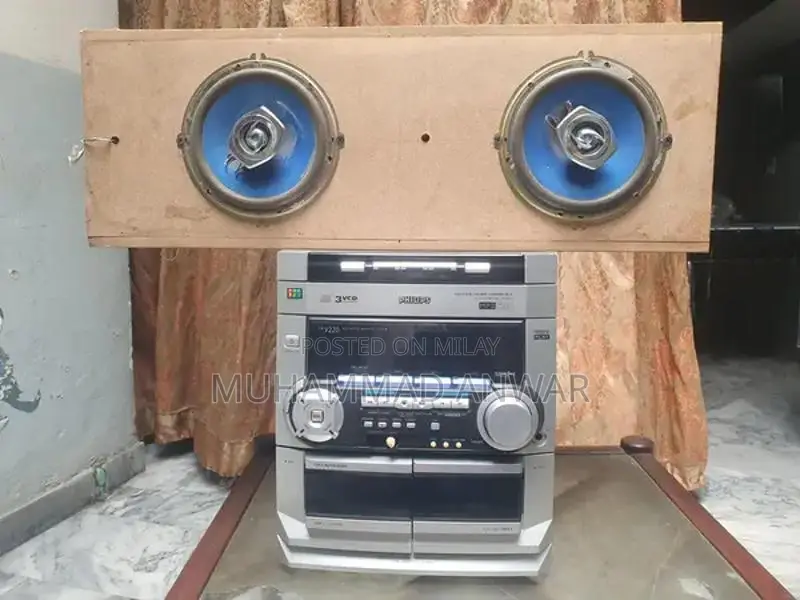 Vintage Audio Deck Music Player Sound System