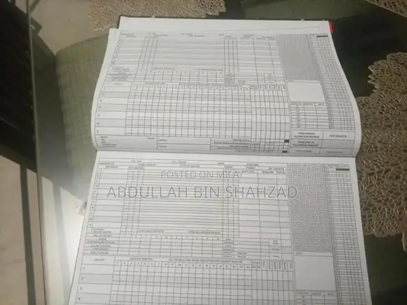 CA Score Book for Accounting and Financial Record Keeping