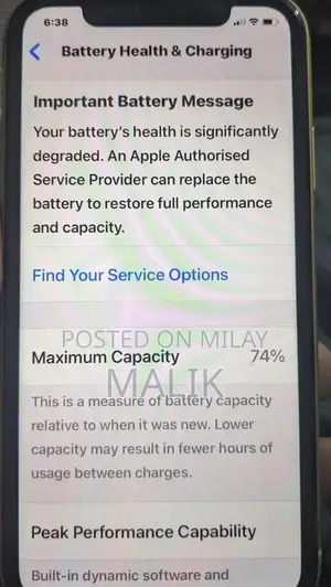 Apple Smartphone with PTA Approval and Good Condition